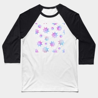 Coronavirus seamless pattern Baseball T-Shirt